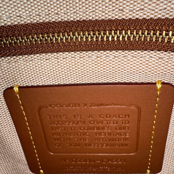 Coach x Tom Wesselmann Large Turnlock Pouch - Picture 5 of 5